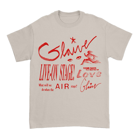 live on stage red ink tee